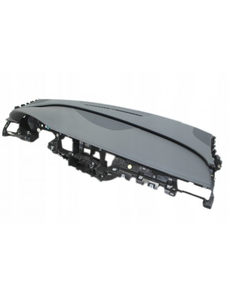 AUDI A8 D4 4H DESKA ROZDZIELCZA KONSOLA SKÓRA SZARA