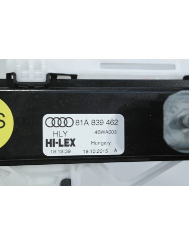 AUDI Q2 MECHANIZM SZYBY PRAWY TYŁ 81A839462