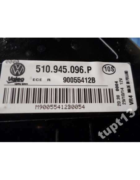 VW GOLF SPORTSVAN LAMPA TYLNA PRAWA 510945096P
