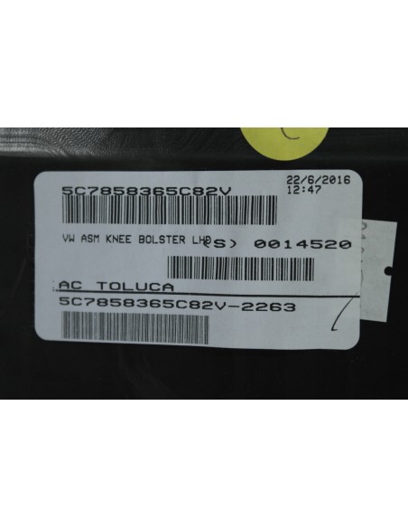 VW JETTA 5C6 OSŁONA DESKI DOLNA