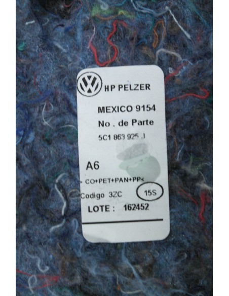 VW JETTA 5C6 WYGŁUSZENIE ŚCIANY DZIAŁOWEJ