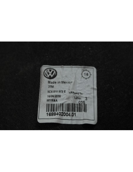 VW JETTA 5C6 NADKOLE PRAWE TYLNE