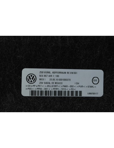 VW JETTA 5C6 BOCZEK BAGAŻNIKA PRAWY