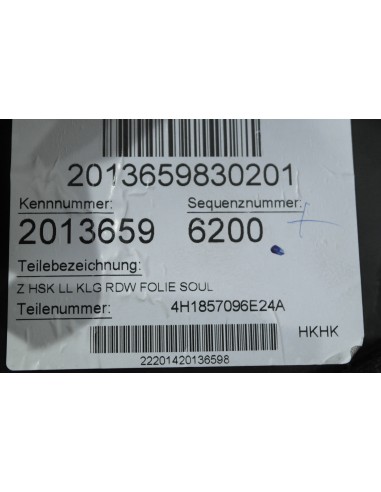 AUDI A8 4HI SCHOWEK PASAŻERA CZARNY 4H1857096 E