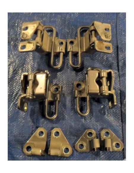 VW GOLF VI ZAWIASY DRZWI LEWY TYŁ LA7T