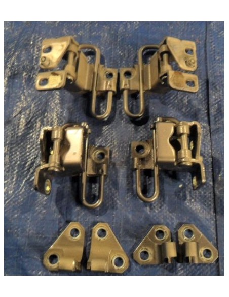 VW GOLF VI ZAWIASY DRZWI PRAWY TYŁ LA7T