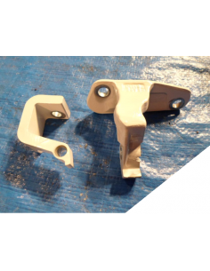 VW T5 LIFT T6 ZAWIASY DRZWI PRAWYCH LB9A BIAŁE