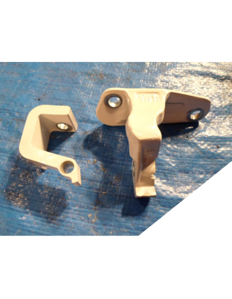 VW T5 LIFT T6 ZAWIASY DRZWI PRAWYCH LB9A BIAŁE