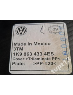 VW GOLF VI KOMBI WYKŁADZINA BAGAŻNIKA CZARNA 2