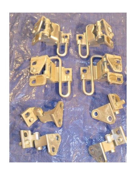 VW GOLF VI 6 ZAWIASY DRZWI PRAWY TYŁ ORYGINAŁ