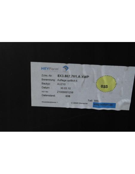 AUDI A1 3-DRZWI TAPICERKA BAGAŻNIKA LEWA