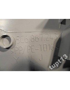 VW JETTA FL 2014-15R TAPICERKA SŁUPKA B LEWA 2