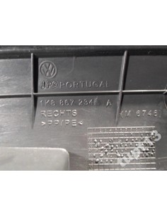 VW SCIROCCO 2008-14R TAPICERKA SŁUPKA PRAWA CZARNA 2