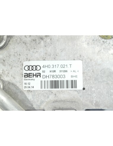 AUDI A8 LIFT 4H 3.0 FSI CHŁODNICA OLEJU 4H0317021
