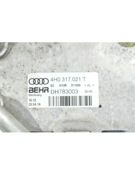 AUDI A8 LIFT 4H 3.0 FSI CHŁODNICA OLEJU 4H0317021