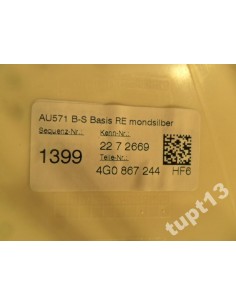 AUDI ALLROAD 4G0 TAPICERKA SŁUPKA PRAWA 2