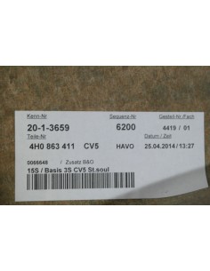 AUDI A8 4H 3.0 FSI PÓŁKA TYLNA BAGAZNIKA 4H0863411 2