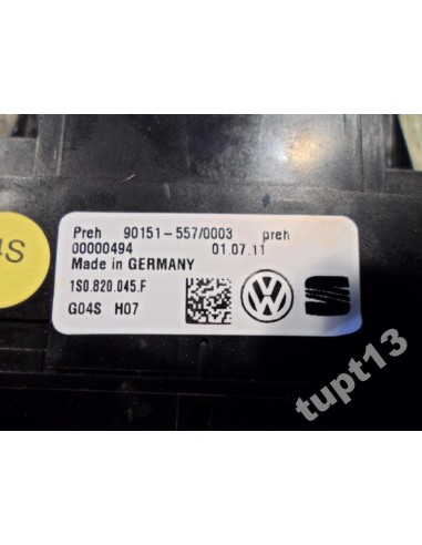 VW UP CITIGO SEAT PANEL KLIMATYZACJI 1S0820045F