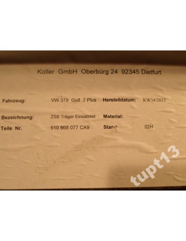 VW SPORTSVAN BELKA OSŁONA BAGAŻNIKA 510868077