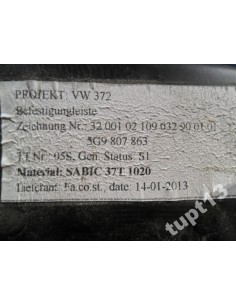 VW GOLF VII KOMBI BELKA POD ZDERZAK 5G9807863 2