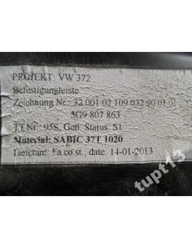 VW GOLF VII KOMBI BELKA POD ZDERZAK 5G9807863