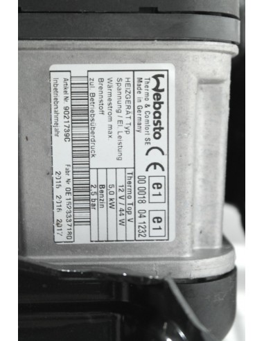 SHARAN ALHAMBRA WEBASTO 7N0815065AC