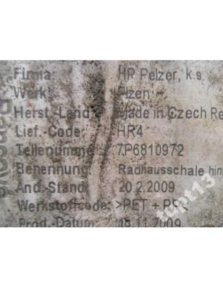 VW TOUAREG 2010-14R NADKOLE PRAWY TYŁ 7P6810972