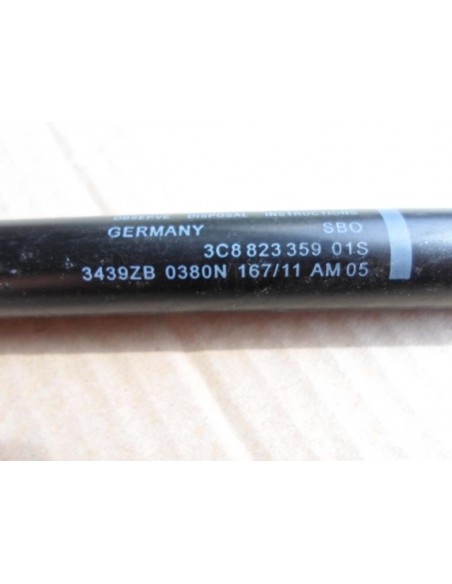 VW CC FL 2012-14 R SIŁOWNIK MASKI ORYGINAŁ