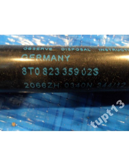 AUDI A4 8K0 SIŁOWNIK TELESKOP MASKI ORGINAŁ