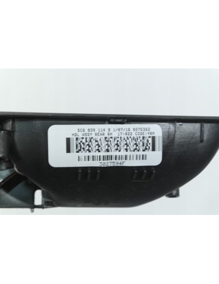 VW JETTA 5C6 KLAMKA WEW. PRAWA TYLNA 5C6839114