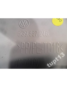 VW GOLF VII KOMBI TAPICERKA SŁUPKA PRAWA 5G9867246 2