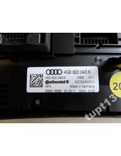 AUDI A6 A7 C7 4G PANEL KLIMATYZACJI 4G0820043K 2