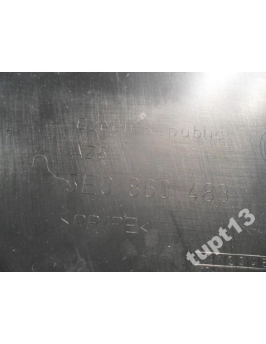 SKODA OCTAVIA III LISTWA PROGOWA LEWA CZARNA