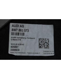 AUDI A5 S5 CABRIO 8W7 TAPICERKA BAGAŻNIKA 2