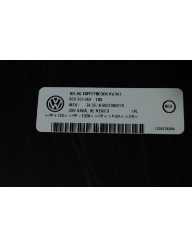 VW JETTA 5C6 WYKŁADZINA BAGAŻNIKA DYWAN 5C6863463