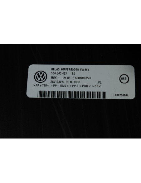 VW JETTA 5C6 WYKŁADZINA BAGAŻNIKA DYWAN 5C6863463