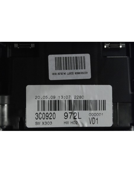 VW PASSAT B6 USA LICZNIK 3C0920972L