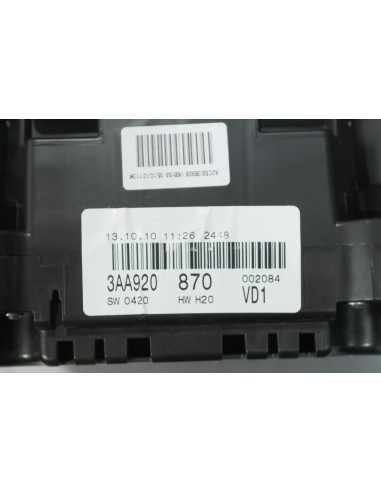 VW PASSAT B7 2.0 TSI LICZNIK ZEGARY 3AA920870