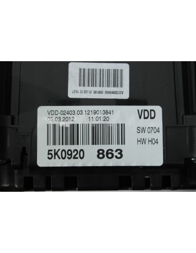 VW GOLF VI 6 1.4 TSI LICZNIK ZEGARY 5K0920863