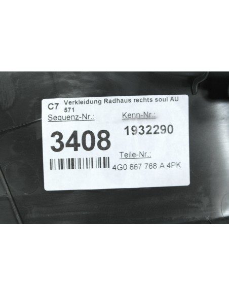 AUDI A6 C7 4G0 LIFT LISTWA PROGOWA PRAWA 4G0867768A