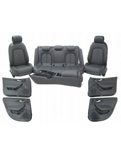 AUDI A6 4G0 C7 LIFT WNĘTRZE SKÓRY PAMIĘĆ FOTELE TAPICERKI...