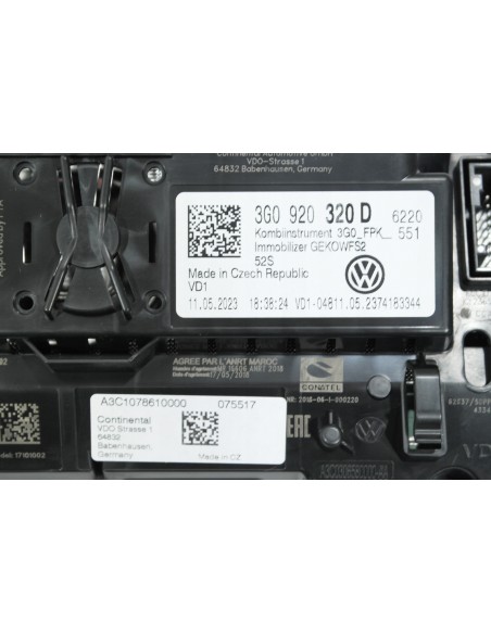 VW TIGUAN II ALLSPACE LIFT LICZNIK VIRTUAL LCD 2.0 TDI NOWY 3G0920320D