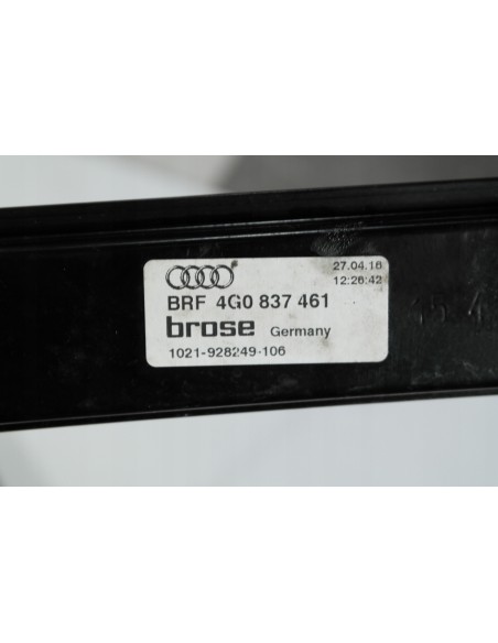 AUDI A6 C7 4G0 LIFT MECHANIZM PODNOŚNIK SZYBY LEWY PRZÓD 4G0837461