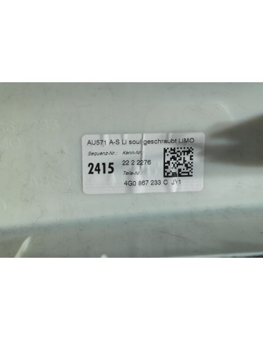 AUDI A6 4G0 C7 LIFT S-LINE TAPICERKA SŁUPKA...