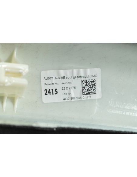 AUDI A6 4G0 C7 LIFT S-LINE TAPICERKA SŁUPKA PRAWA 4G0867234C