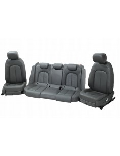 AUDI A6 4G0 C7 LIFT WNĘTRZE SKÓRY PAMIĘĆ FOTELE 2