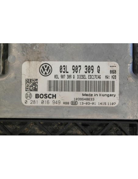 VW 2.0 TDI KOMPUTER STEROWNIK SILNIKA 03L907309Q