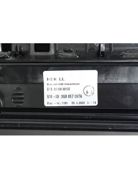 VW ARTEON LIFT SCHOWEK PASAŻERA 3G8857097A