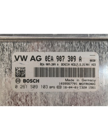 VW E-GOLF KOMPUTER STEROWNIK SILNIKA 0EA907309A