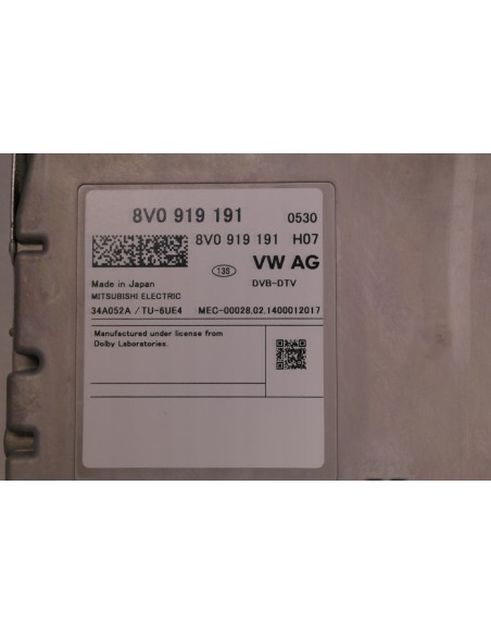 VW AUDI SEAT SKODA TUNER TV 8V0919191